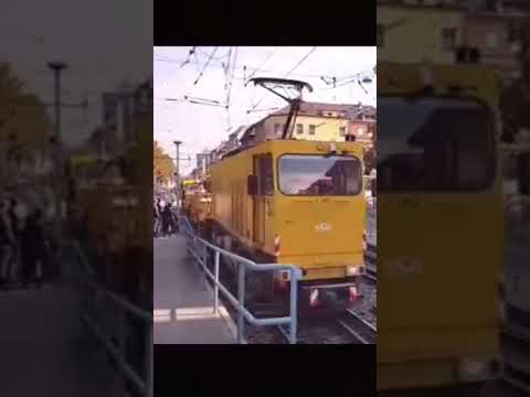 #ssb , eine Güterstraßenbahn in Stuttgart, auch für Schleifwagen geeignet.