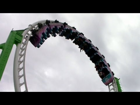 Off-ride footage of a Desert Storm train