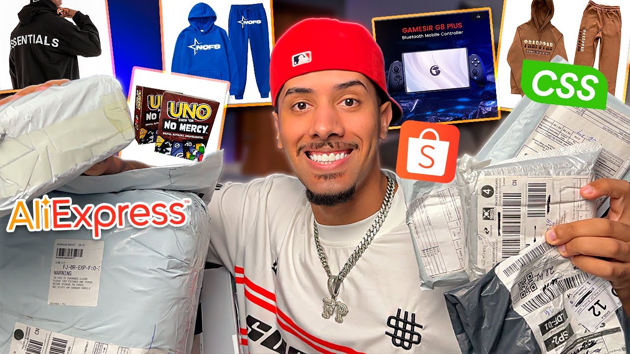 COMPREI VÁRIOS PRODUTOS LEGAIS E BARATOS NA INTERNET E CHEGOU TUDO!