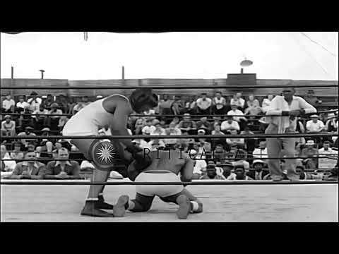 Joe Louis Sparring John Henry Lewis (1939) – 4K Upscaled B/W | Training for Tony Galento