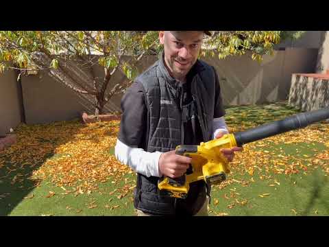 Compact dewalt DCV100 cordless blower