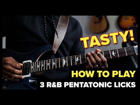Learn to Play 3 TASTY R&B Pentatonic Licks