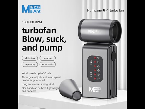 Máy thổi bụi, hỗ trợ làm mát main MAANT Hurricane JF-1 turbo fan