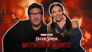 Benedict Wong &amp; Xochitl Gomez on bringing America Chavez to the MCU | Doctor Strange 2 interview