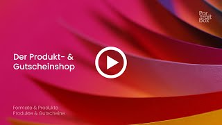 Produkt- & Gutscheinshop im Shopsystem für Fotografen - Portraitbox
