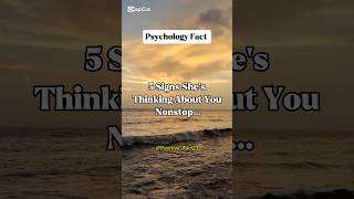 5 Signs she's thinking about you Nonstop...#shorts #psychologyfacts