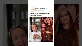Maiara fala sobre cabelo após vídeo viral #maiara #famosos