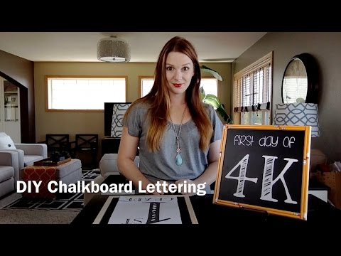 DIY Chalkboard Printables Using Your Home Printer