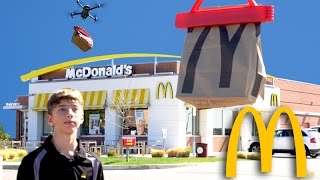McDonalds Big Mac Delivered by Drone