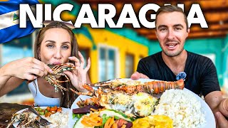 EPIC Nicaraguan Food!!! 🇳🇮 Seafood Feast In San Juan Del Sur, Nicaragua!