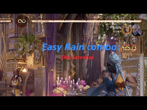 3 high damage Rain combos with Sonya MK1