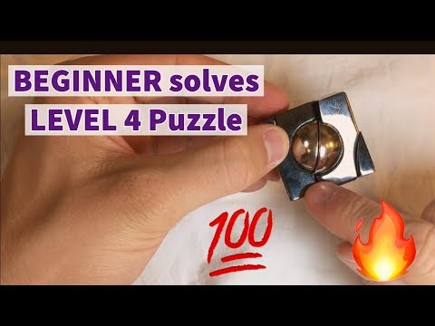 BEGINNER solves HANAYAMA Level 4 Cast Marble PUZZLE