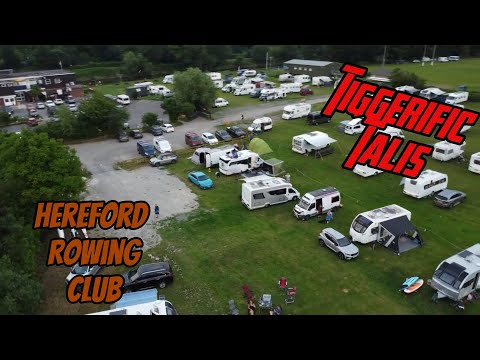 Hereford Rowing Club Campsite Motorhome Stay  & Exploring Hereford