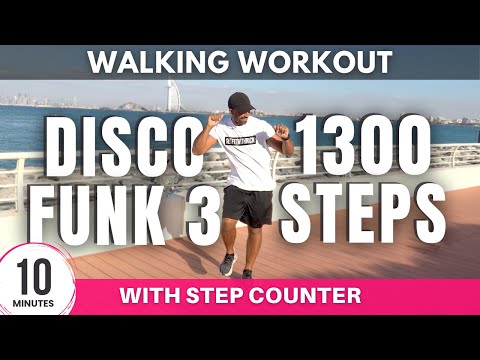 Disco Funk Walking Workout | 10 minute walk at home