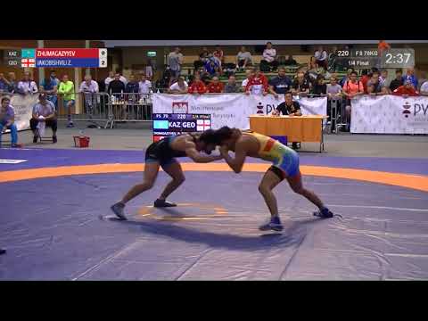 1/4 FS - 70 kg: D. ZHUMAGAZYYEV (KAZ) v. Z. IAKOBISHVILI (GEO)