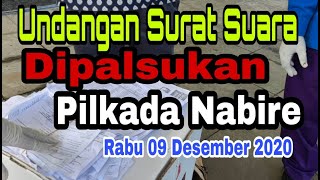 Pemalsuan Undangan pemungutan suara berupa sceen dan pemalsuan stempel .PILKADA 09 DESEMBER 2020