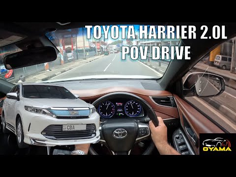 Ride in Style: In-Depth POV of the Toyota Harrier! (Oyama Trading)