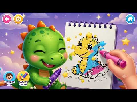 Cozy Coloring Book for Kids video thumbnail