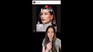 Hailey Bieber's Forbes Cover SLAMMED By IG Users!