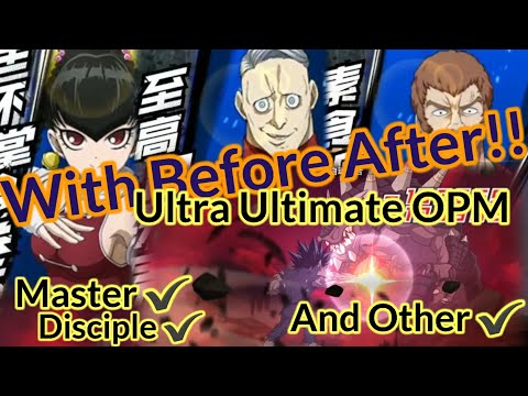 Ultra Ultimate Master and Disciple One Punch Man The Strongest