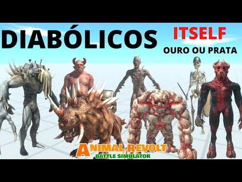 Diabólicos Torneio ItSelf Prata e Ouro   Animal Revolt Battle Simulator