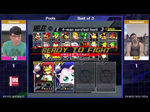 Event Match 26: Dawson (Puff) vs Vincessant (Fox) - Pools