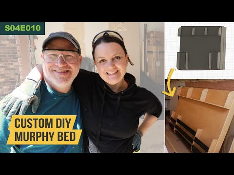 CUSTOM MURPHY BED for our Bus Conversion: Part 1 - S04E10