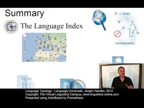 TYP111 - Language Universals