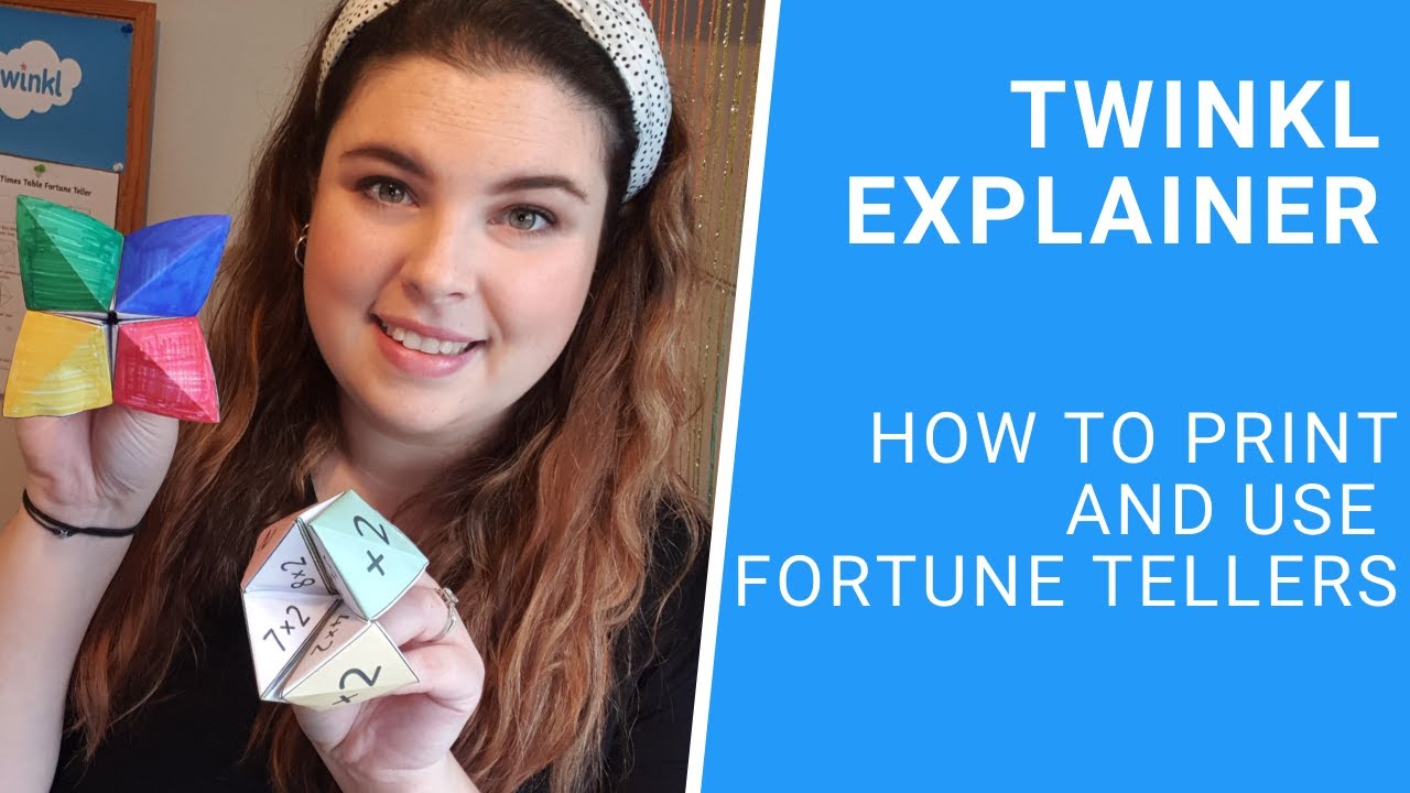 How to Print and Use Fortune Tellers