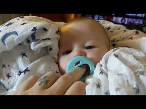 Just a happy bundle of baby trying to multitask