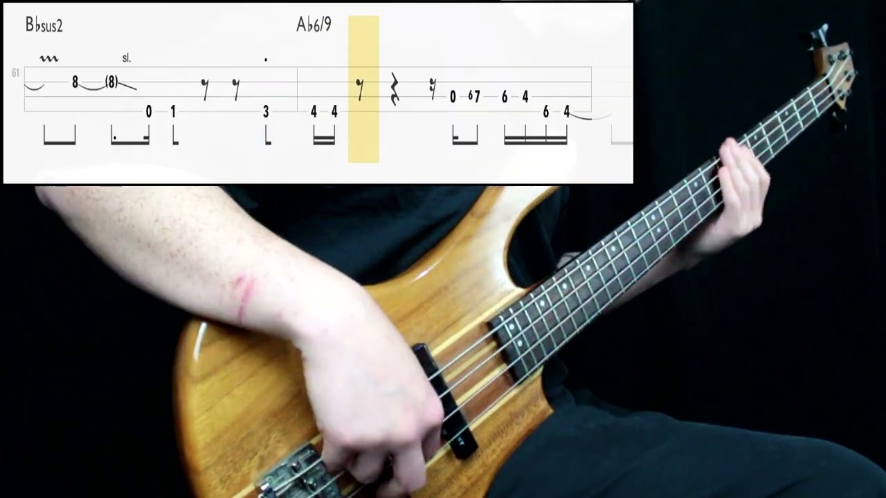 Sly & The Family Stone - One Way (Bass Only) (Play Along Tabs In Video)