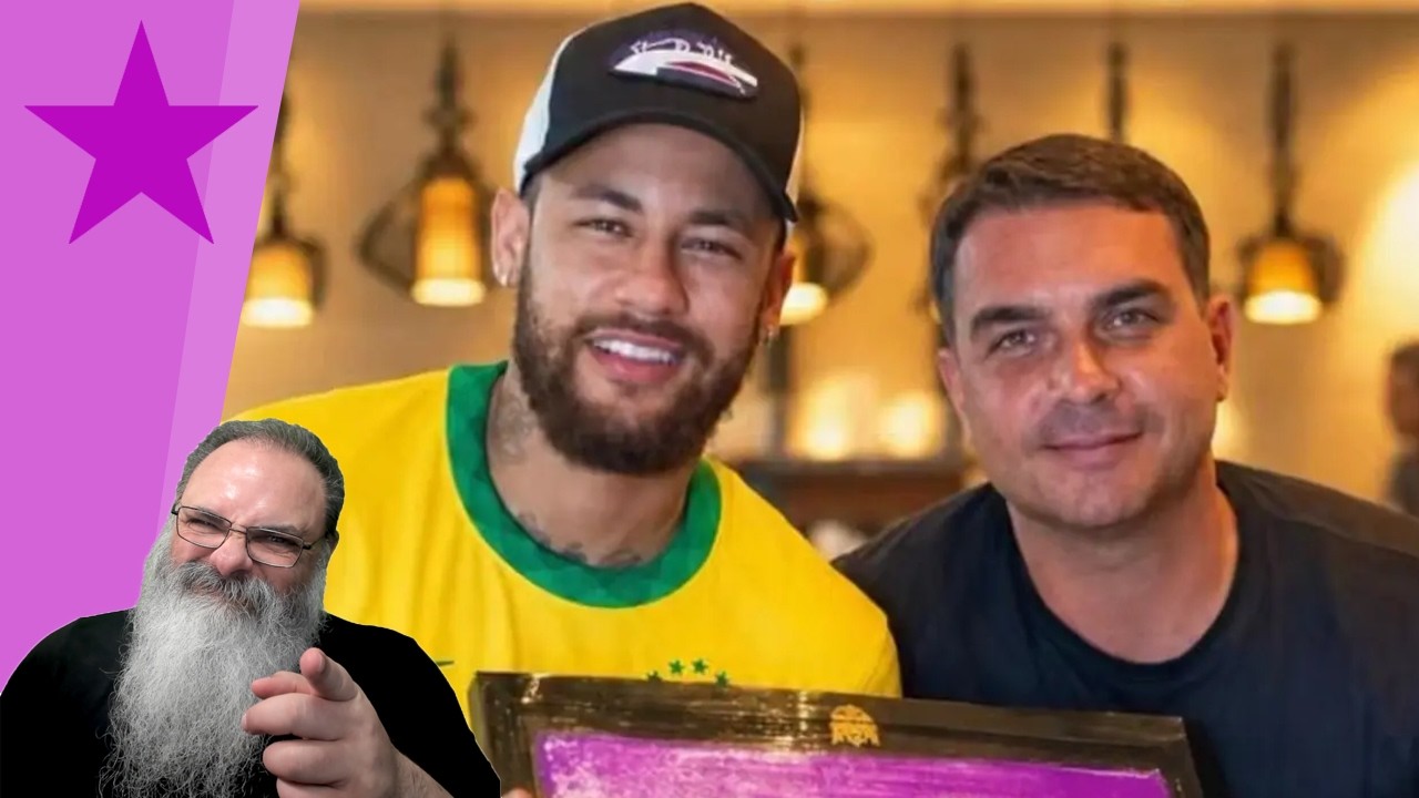 FLAVIO apoia NEYMAR: "LULA é PRESIDENTE TURISTA, que SÓ TORRA GRANA com JANJA"