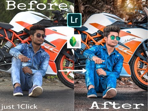 Lr Lightroom & Snapseed photo editing tutoria 2018 | KTM Bike| how to colour correction in lightroom