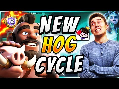 *NEW* HOG RIDER CYCLE DECK! Super Fast Cycle — Clash Royale