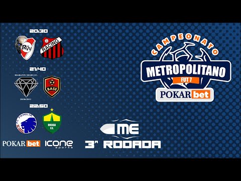 3ª RODADA COPA METROPOLITANA FUT 7 POKAR BET 2022