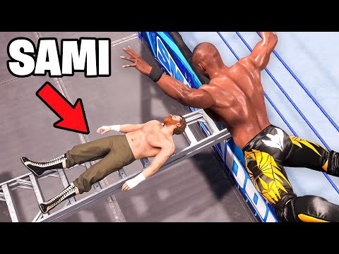WWE 2K22 MyRISE - Ladder Match for the IC Championship!