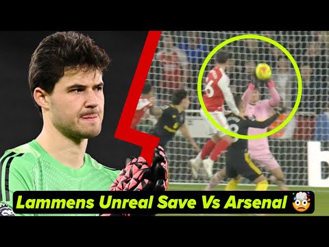 Senne Lammens Incredible Save to Rescue Manchester United 🧤🔥  Arsenal vs Man United 2-3 Highlights 😱