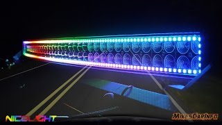 NICOLIGHT Chaser LED Light Bars - Detailed Look in 4K