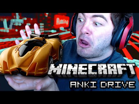 CaptainSparklez - Minecraft: RACE CAR BUILD CHALLENGE w/ Stampy, Bebop, Tobuscus and JonTron (Anki Drive)