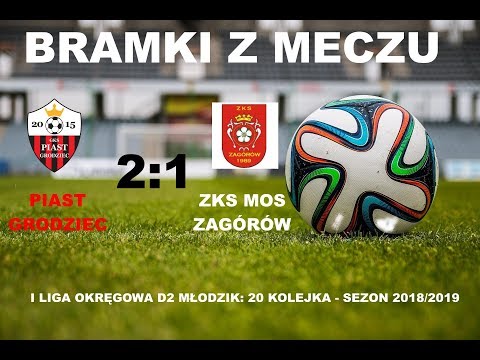 Bramki z meczu Piast Grodziec - ZKS Zagórów (młodzik)