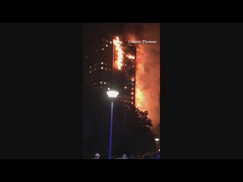 Fire rips through apartment building