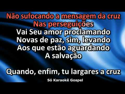 Hino 394 - Harpa Cristã - A Mão do Arado - Playback - Karaokê