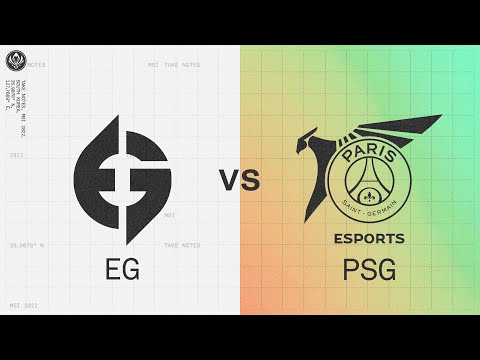 EG vs. PSG | 2022 MSI Rumble Stage Day 5 | Evil Geniuses vs. PSG Talon