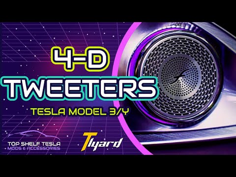 Enhance Your Tesla Model 3/Y Sound System with 4D Rotating Tweeters from Tlyard.com! Full Install!