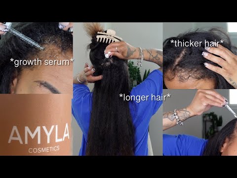how to grow your hair back| hair growth serum for natural hair|AMYLA COSMETICS