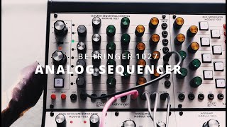 Video thumbnail for Behringer 1027 Sequencer ~ back to the roots by synthe sizer83