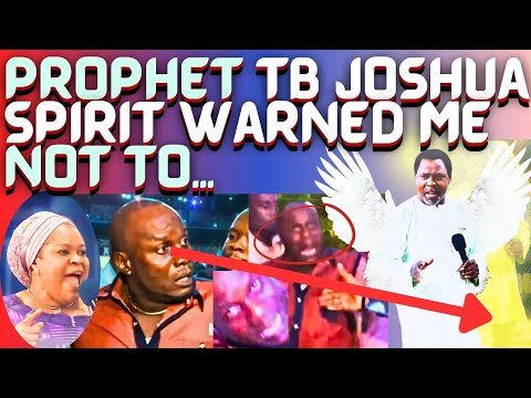 The STRANGE REASON PROPHET TB JOSHUA's SPIRIT WAS FOLLOWING THIS MAN 🤔#tbjoshua #johnchi