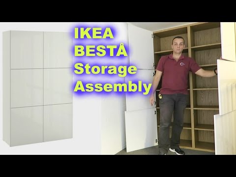 IKEA BESTÅ Storage combination white Assembly