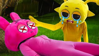 Please Wake Up, Pinki 😭 Don't Leave Me 💔🙏 | Incredibox Sprunki In Real Life