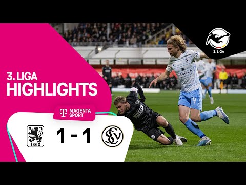 TSV 1860 München - SV Elversberg | Highlights 3. Liga 22/23